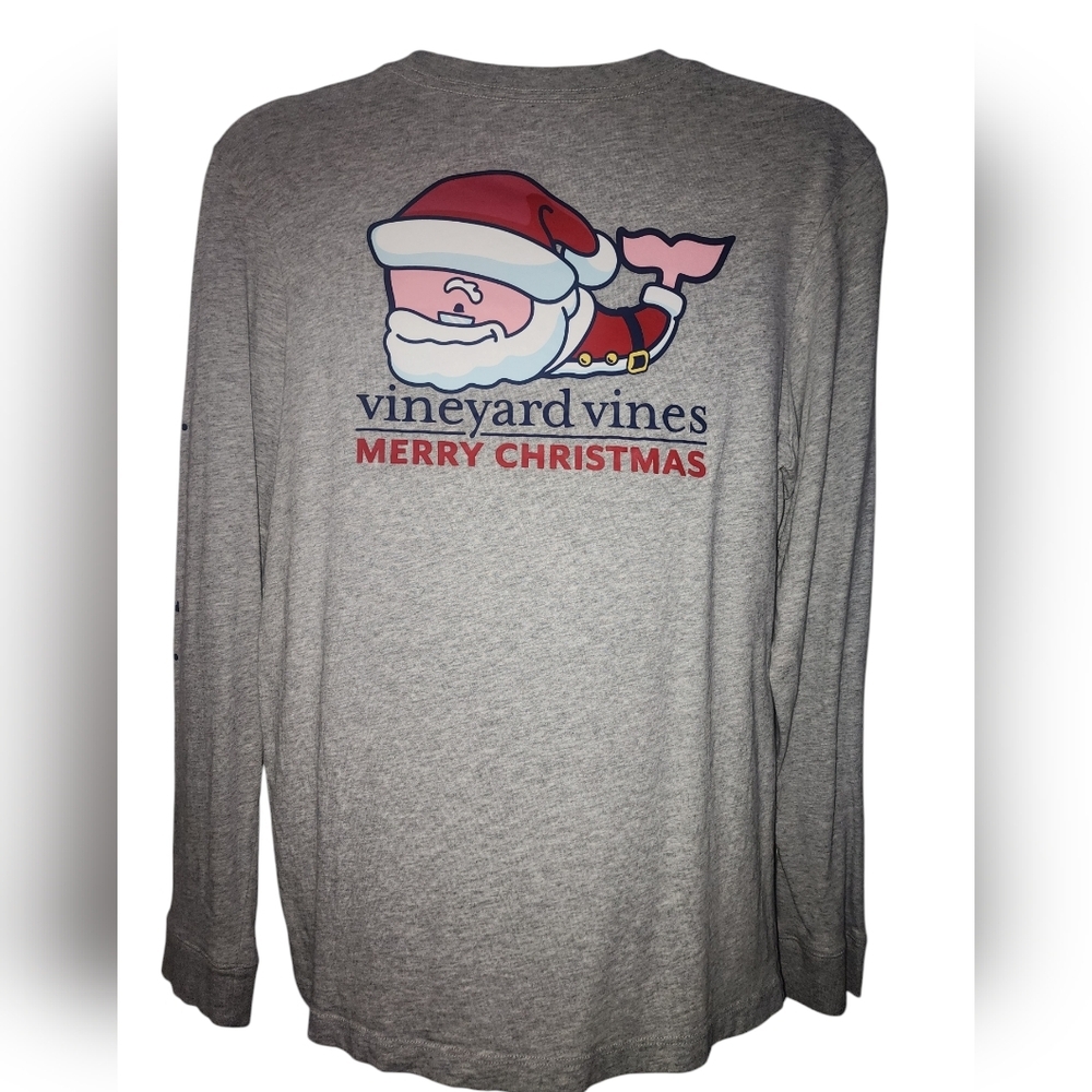 Vineyard Vines Long Sleeve Christmas Shirt, Boy's Large​ - Picture 2 of 2